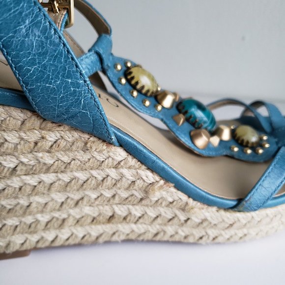 Franco Sarto Wedge Sandals - Picture 5 of 8